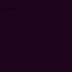 1E041C - Licorice color image preview