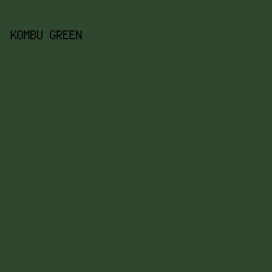 2F462F - Kombu Green color image preview