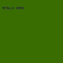 386E00 - Metallic Green color image preview