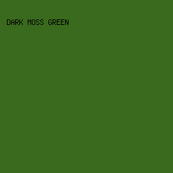 3A6A1E - Dark Moss Green color image preview