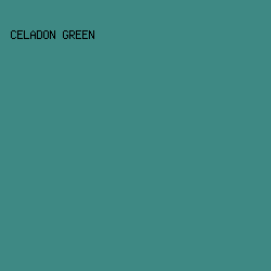 3E8984 - Celadon Green color image preview