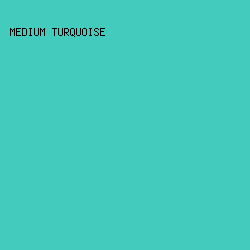 43CCBE - Medium Turquoise color image preview