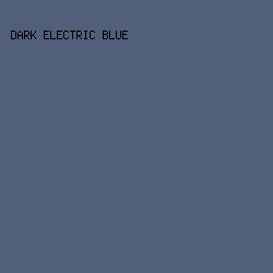 515F7A - Dark Electric Blue color image preview