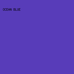 583CB9 - Ocean Blue color image preview