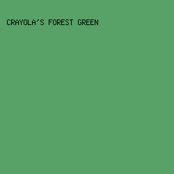 58A267 - Crayola's Forest Green color image preview