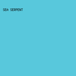 58C8DC - Sea Serpent color image preview