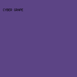 5C4485 - Cyber Grape color image preview