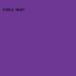 6D3793 - Purple Heart color image preview