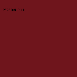 6F151C - Persian Plum color image preview