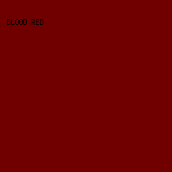 700000 - Blood Red color image preview