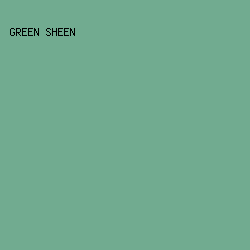 71AB90 - Green Sheen color image preview