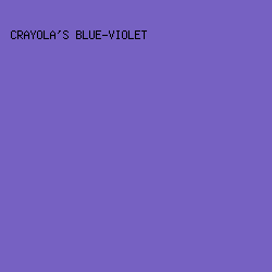 7661C2 - Crayola's Blue-Violet color image preview