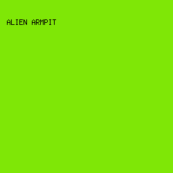 7FE706 - Alien Armpit color image preview