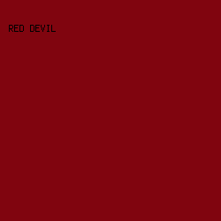 80050F - Red Devil color image preview