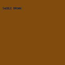 804C0C - Saddle Brown color image preview