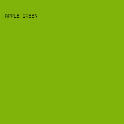 80B40A - Apple Green color image preview