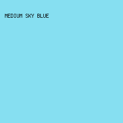 86DFF1 - Medium Sky Blue color image preview
