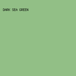 92BF86 - Dark Sea Green color image preview