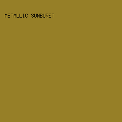 967F27 - Metallic Sunburst color image preview