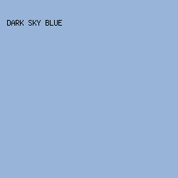 98B5D9 - Dark Sky Blue color image preview