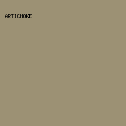 9C9174 - Artichoke color image preview