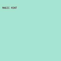 A6E3D1 - Magic Mint color image preview