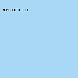 A9D7F6 - Non-Photo Blue color image preview