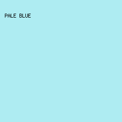 AEECF2 - Pale Blue color image preview