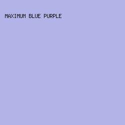 B2B4E9 - Maximum Blue Purple color image preview