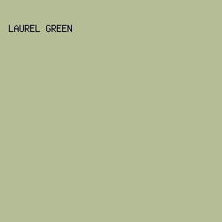 B3BE96 - Laurel Green color image preview