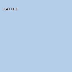 B4CEE9 - Beau Blue color image preview