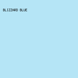 B5E5F6 - Blizzard Blue color image preview