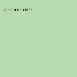 B8DBB0 - Light Moss Green color image preview