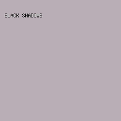 B9ADB6 - Black Shadows color image preview