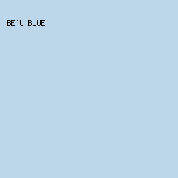 BDD7EA - Beau Blue color image preview