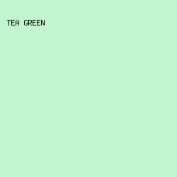 C2F4CD - Tea Green color image preview