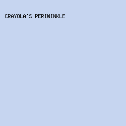 C6D5F0 - Crayola's Periwinkle color image preview