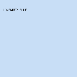 C8DEF6 - Lavender Blue color image preview