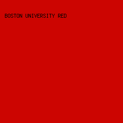 CC0501 - Boston University Red color image preview