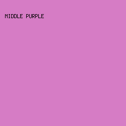D67CC5 - Middle Purple color image preview