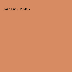 D78B62 - Crayola's Copper color image preview