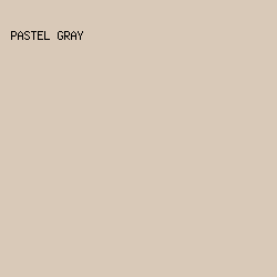D9C9B8 - Pastel Gray color image preview