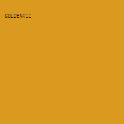 DA991F - Goldenrod color image preview