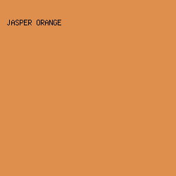 DE8F4D - Jasper Orange color image preview