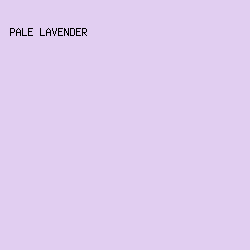 E1CEF1 - Pale Lavender color image preview