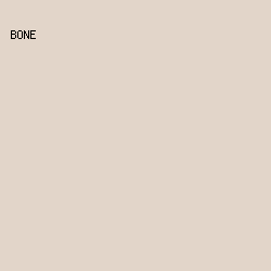 E2D5C9 - Bone color image preview