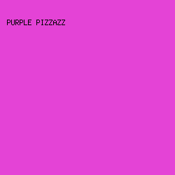 E443D6 - Purple Pizzazz color image preview