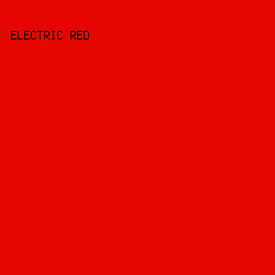 E60601 - Electric Red color image preview
