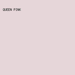 E7D6D8 - Queen Pink color image preview