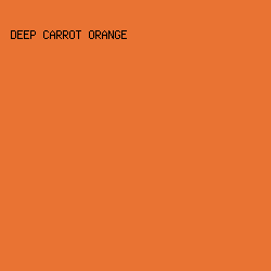 E97333 - Deep Carrot Orange color image preview
